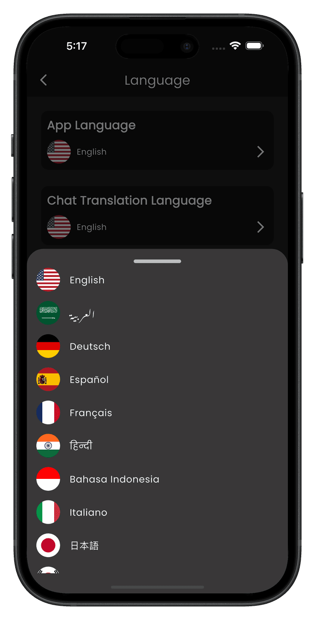 Multiple Language Support